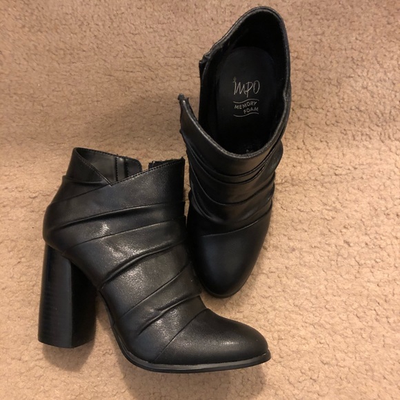 Impo booties. 7.5 M, Black. 4” heel. - Picture 3 of 5